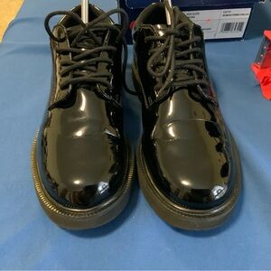 Bates High Gloss Black Oxfords